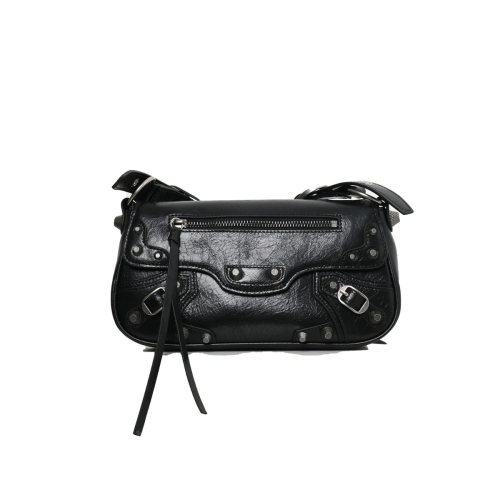 Y2K Style Hobo Bags Zipper Shoulder Handbags